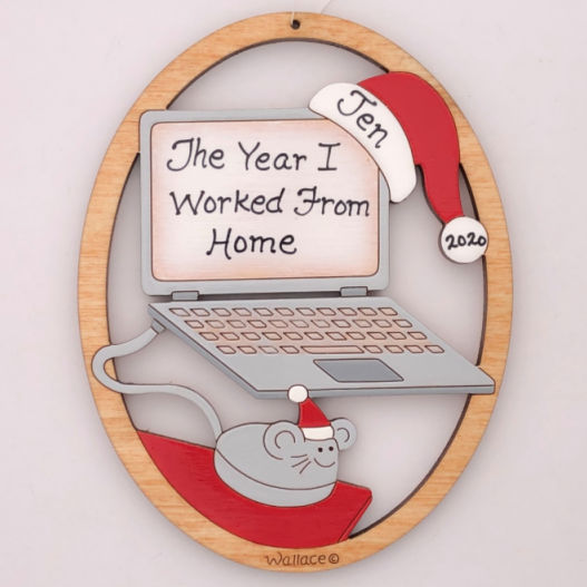 Work From Home Ornament